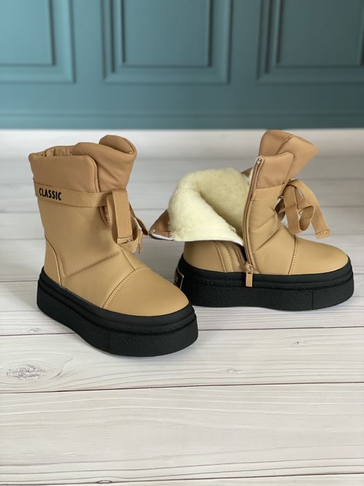 Распродажа! Зимние очень теплые ботинки для девочки 2 цвета