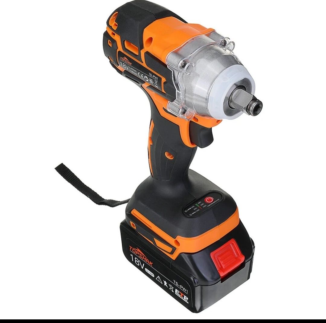 Chave de impacto sem fio TS-PW1 TOPSHAK 380N.m Aparafusadora