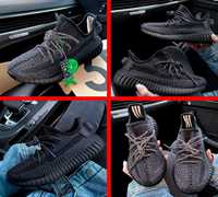 Кроссовки Adidas Yeezy Boost 350 Black Non-Reflective 36-46 адидас