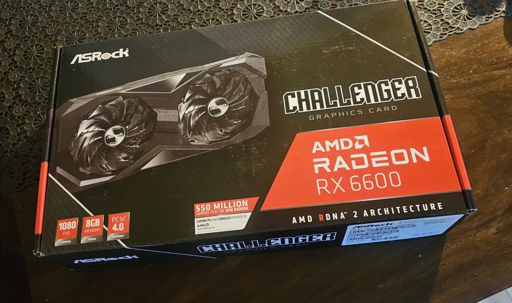 Karta graficzna ASRock RX 6600 Challenger D 8 GB GDDR6