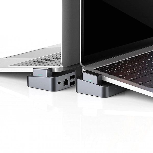 Joyroom podstawka wielofunkcyjny HUB USB Typ C - USB 3.0 / RJ45 / HDMI