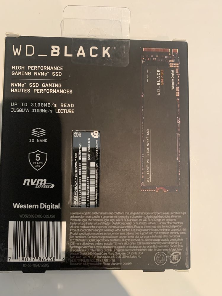 Накопичувач памяті  WD-Blek