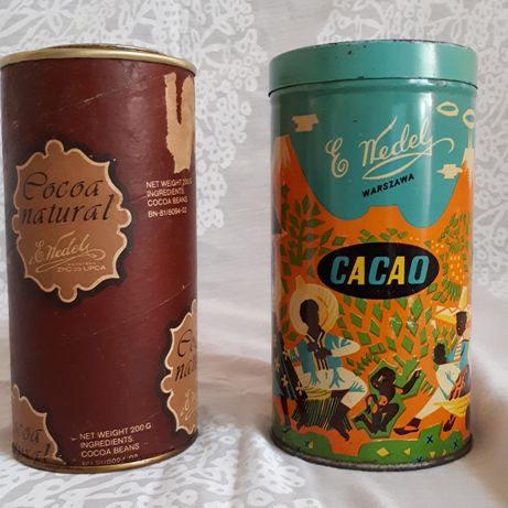 Wedel retro puszki Kakao lata 70te