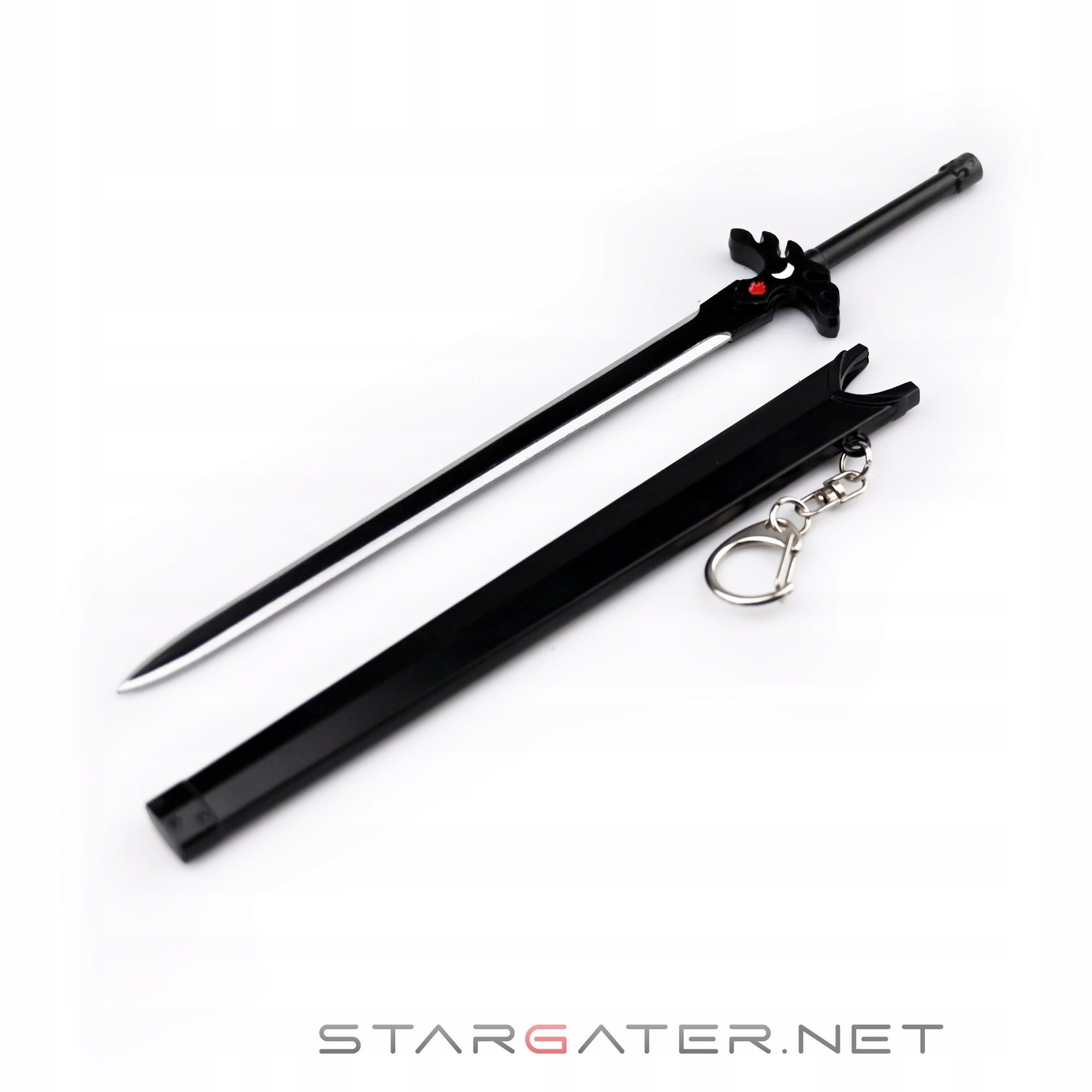 Czarne Ostrze Miecz | Metal | 22 cm | Brelok | Sword Art Online