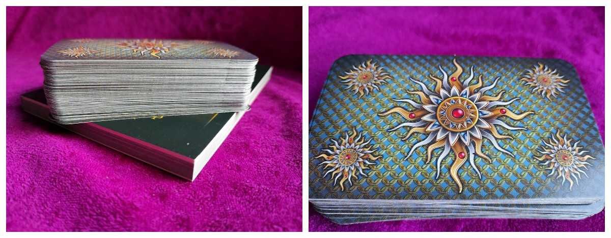 Набор Королевское золоченое Таро: книга+колода+ большая коробка