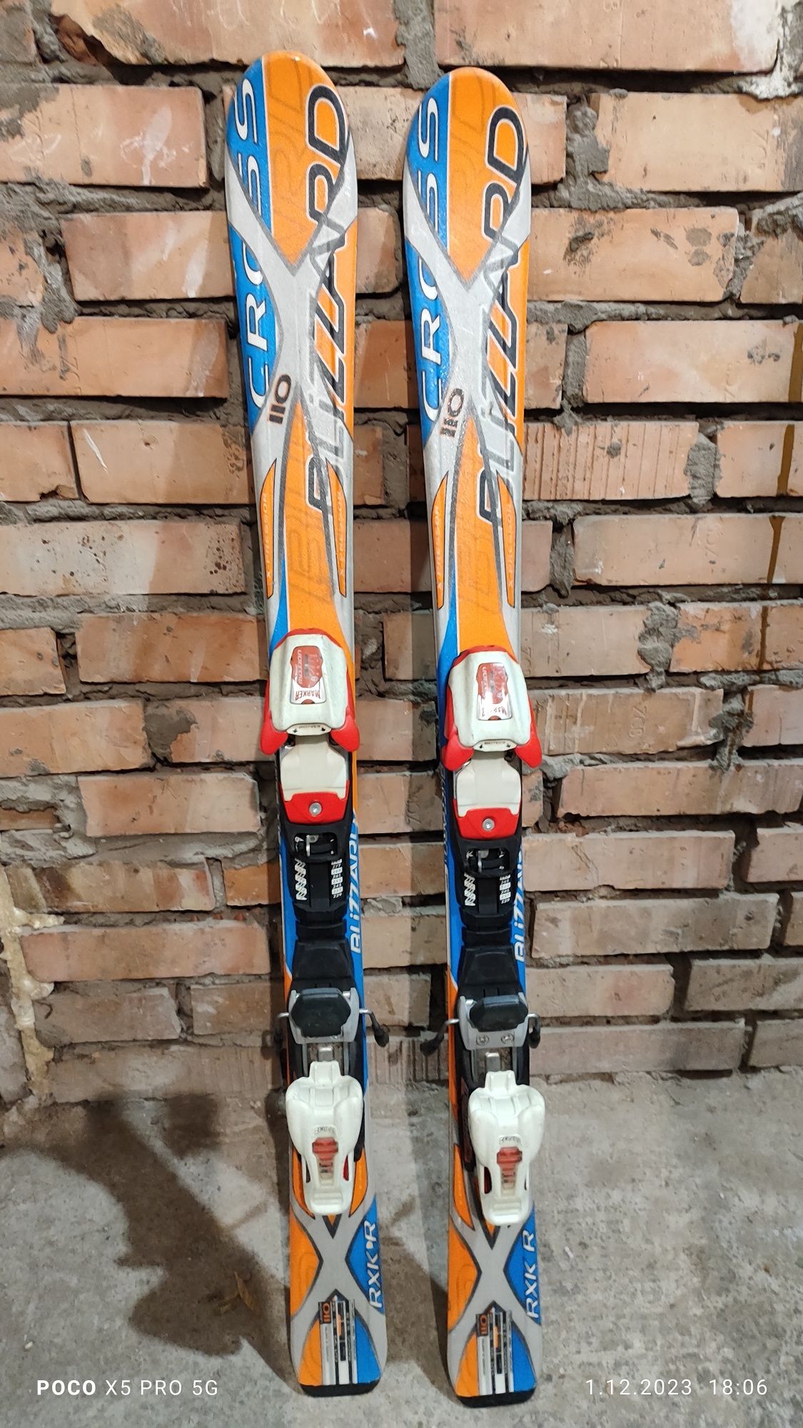 Narty Blizzard z wiązaniami 108cm+buty narciarskie