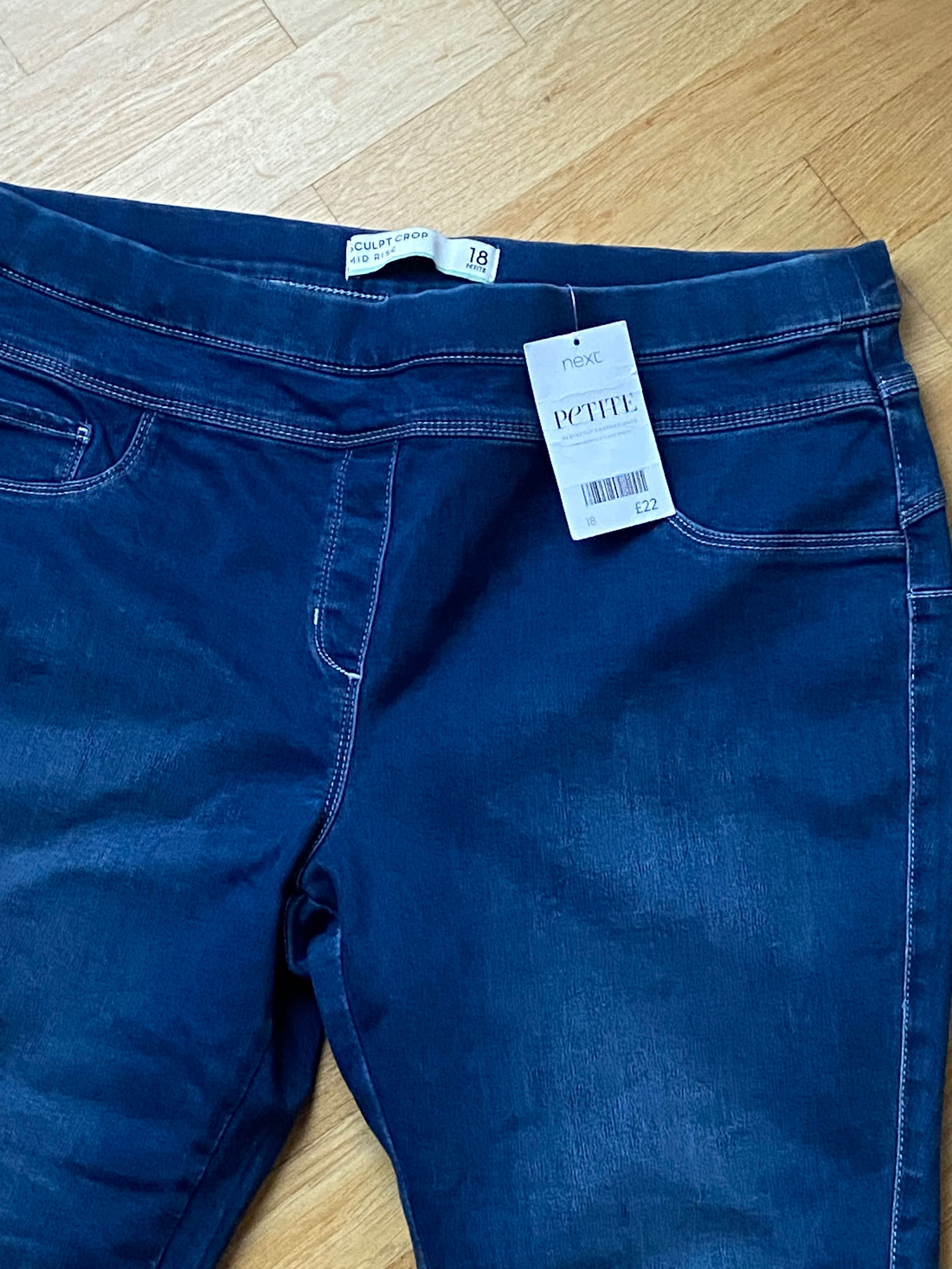 NEXT jeansy 18 46 petite nowe z metkami