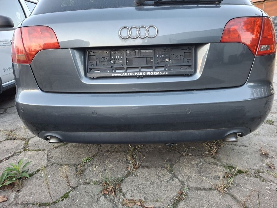 Audi a4 b7 kombi zderzaka tyl s-line lx7z