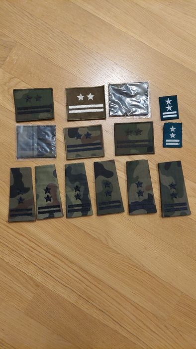 Pagony podpułkownik, stopień, odznaka woj, emblemat, dystynkcja kpl