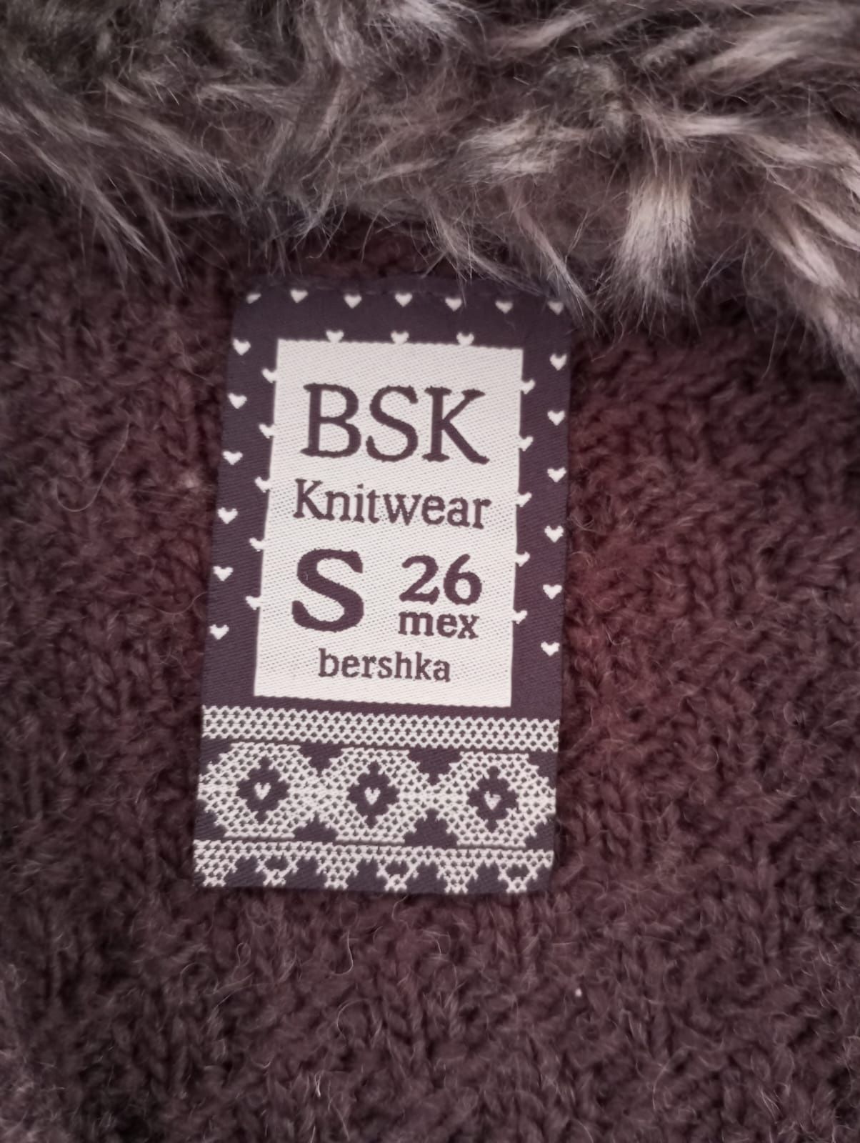 Casaco Bershka Tamanho S