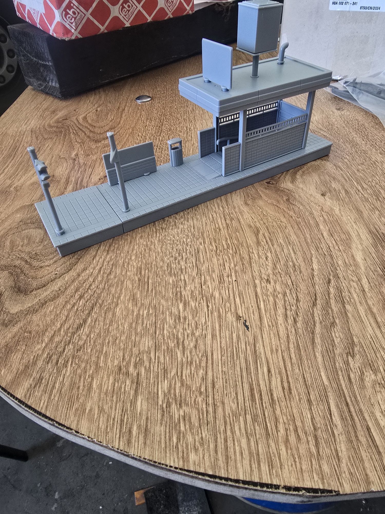 Makieta diorama wejście do metra