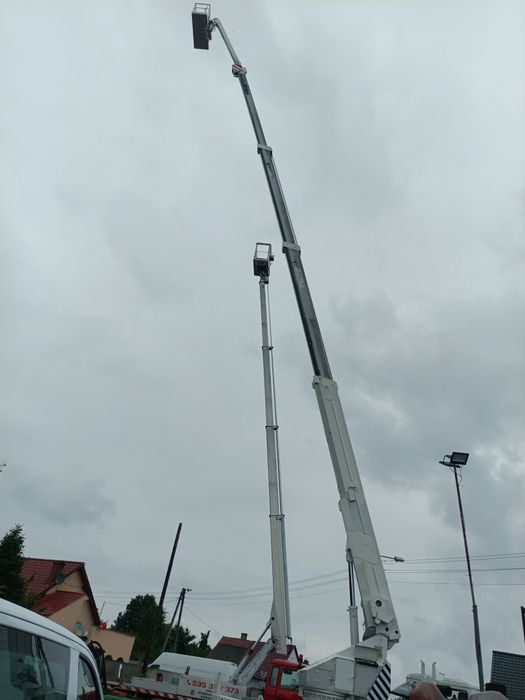 Podnośnik koszowy wynajem 22m i 34m zwyżka