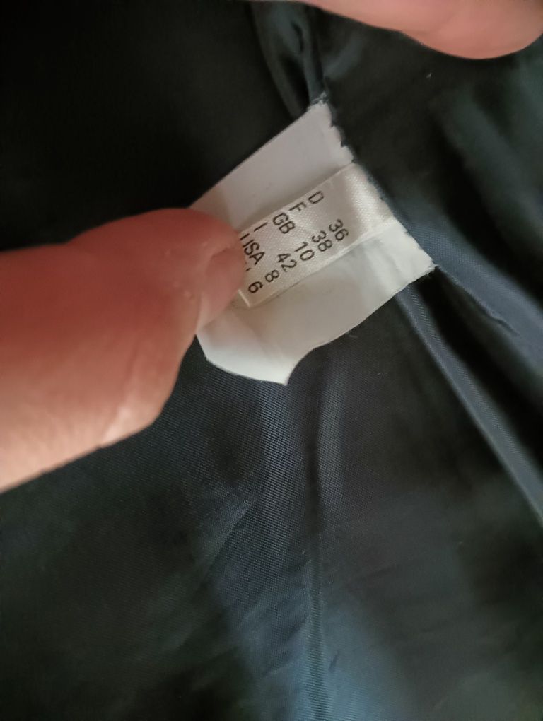 HUCKE kamizelka na zamek print chusty retro vintage M