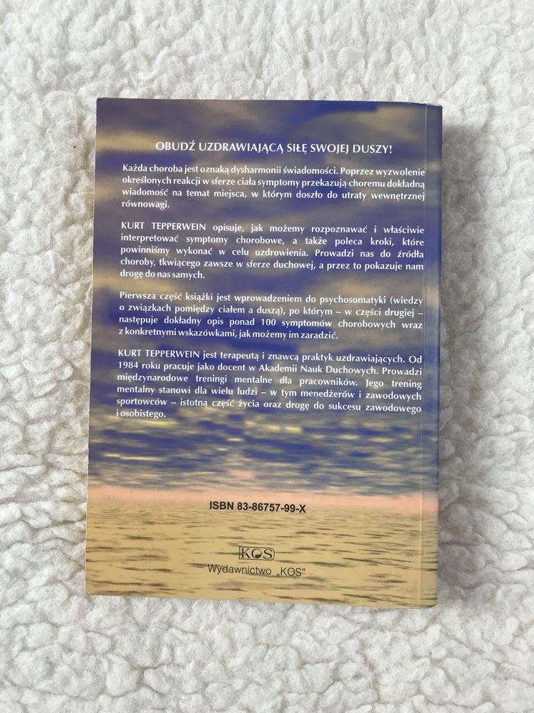 Książka Co choroba mówi o tobie? - K. Tepperwein, poradnik zdrowie