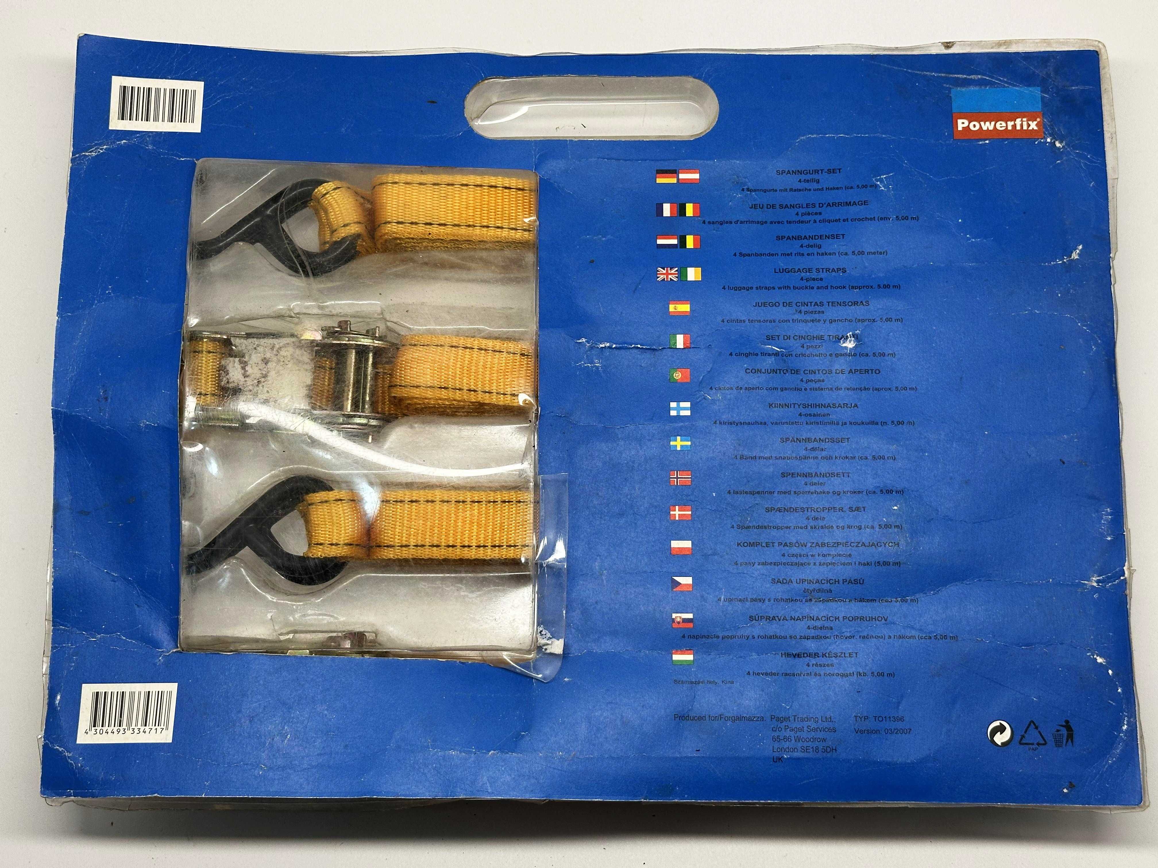 POWERFIX Set cintos de aperto