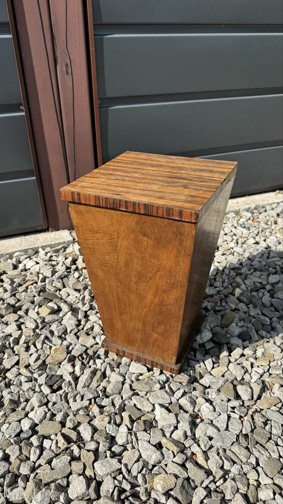 Kosz art deco mahoń unikat