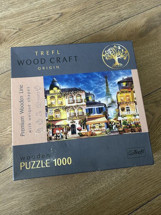Puzzle Trefl Woodcraft 1000 elementów - Francuska uliczka