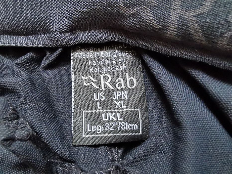 Rab Torque Matrix spodnie wspinaczkowe trekkingowe turystyczne L