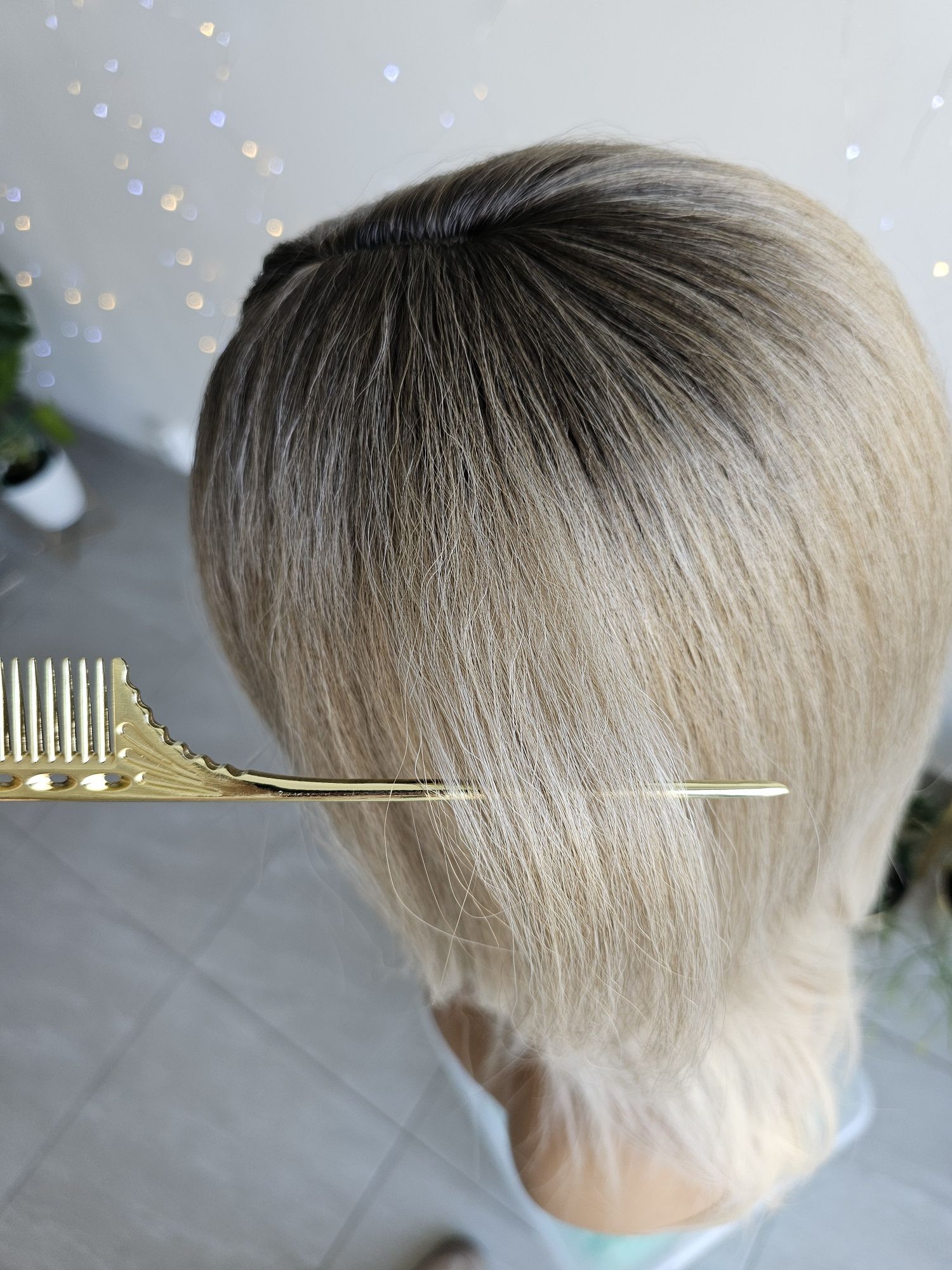 Topper Dagmara mix blond 3D dużą objętość efek push up zagęszczenie