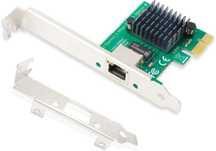 Ziyituod Karta sieciowa 2,5 Gb PCIe, RTL8125B 2500/1000/100 Mbps
