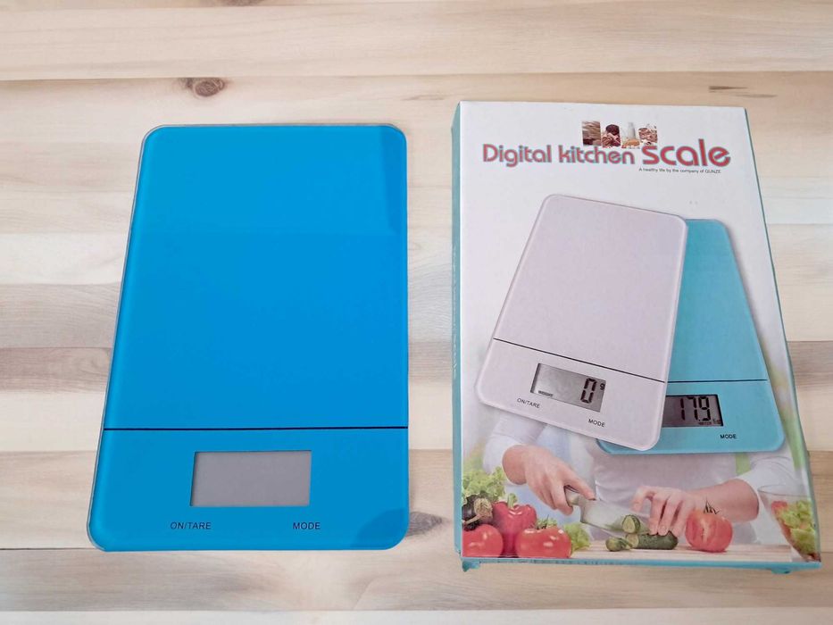 Стеклянные кухонные весы до 5 кг электронные