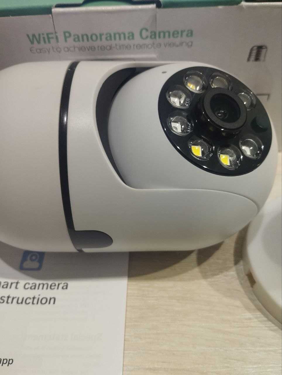 Камера видеонаблюдения панорамная IP WiFi Panorama camera E27