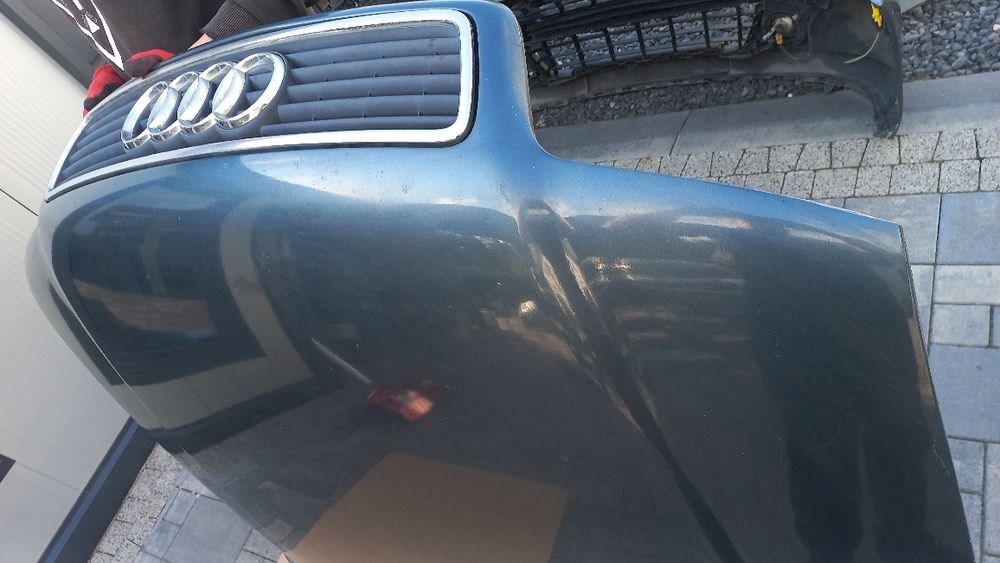 Audi a4 b5 95-99 maska pokrywa silnika szara lx7z