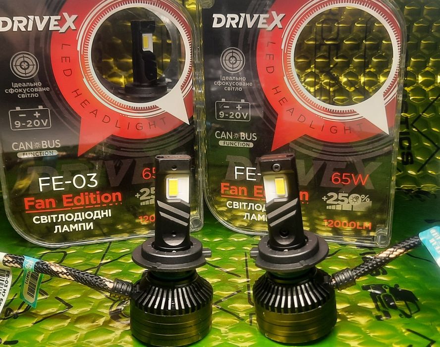 Лед лампи LED DriveX FE-03 H7/H4/ Н11/ Н1 65W 6000K