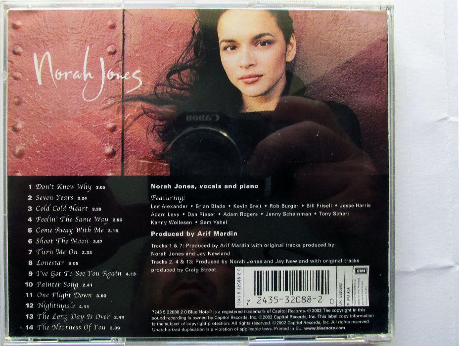 Norah Jones, Come away with me, como novo