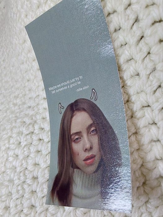 Billie Eilish bookmark