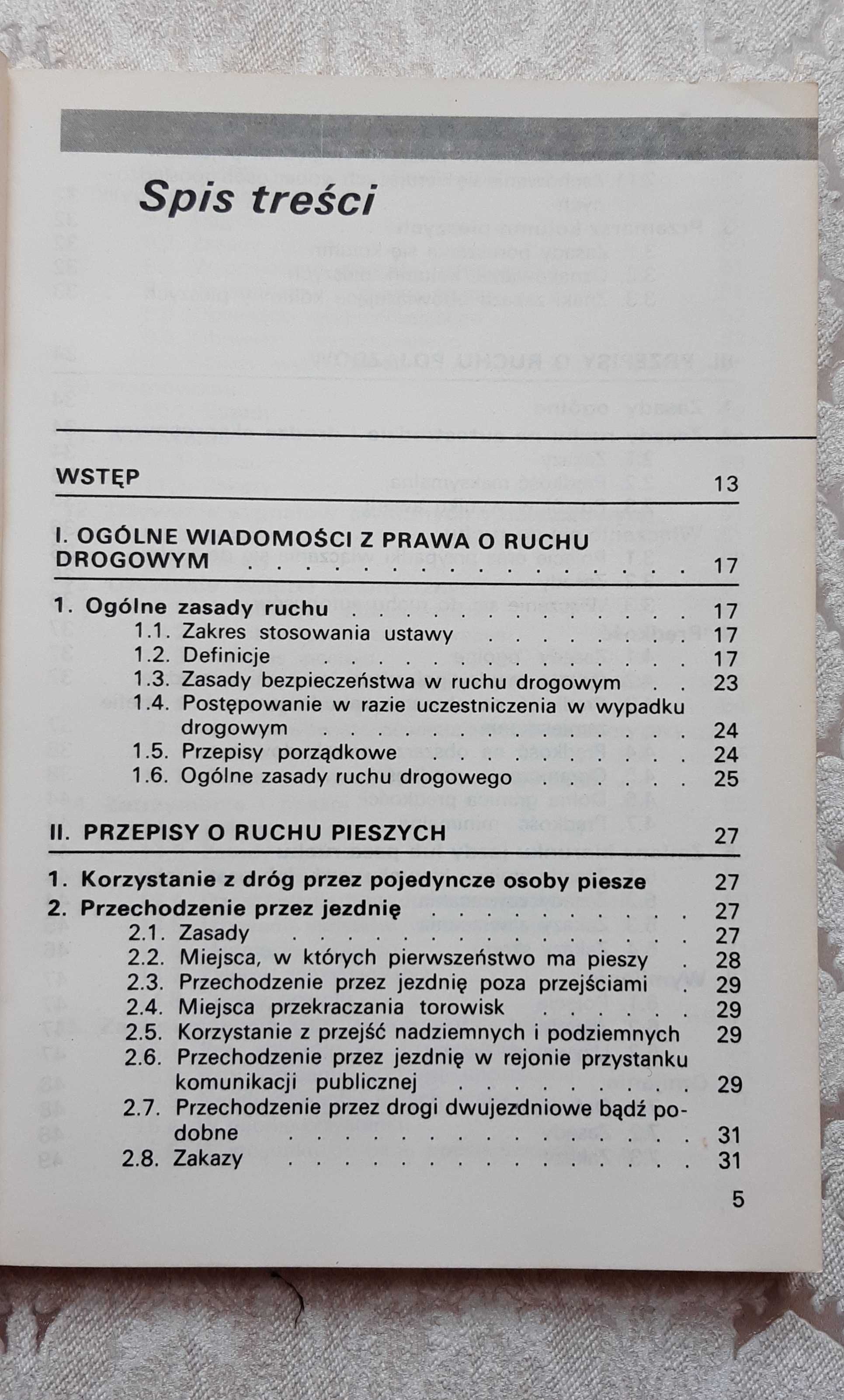 "Kodeks drogowy Aktualny przewodnik dla kandydatów na prawo jazdy"