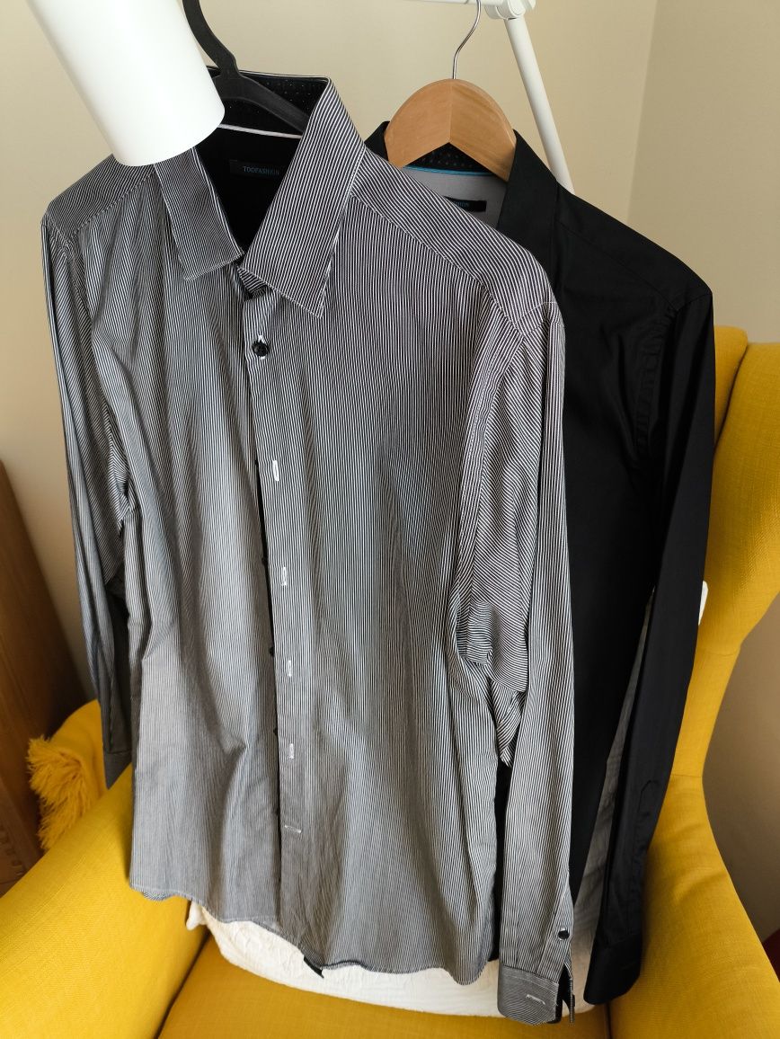 Lote de 2 camisas cor preta tamanho 39