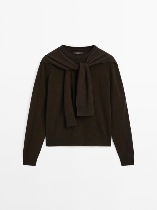 Шерстяной свитер Massimo Dutti