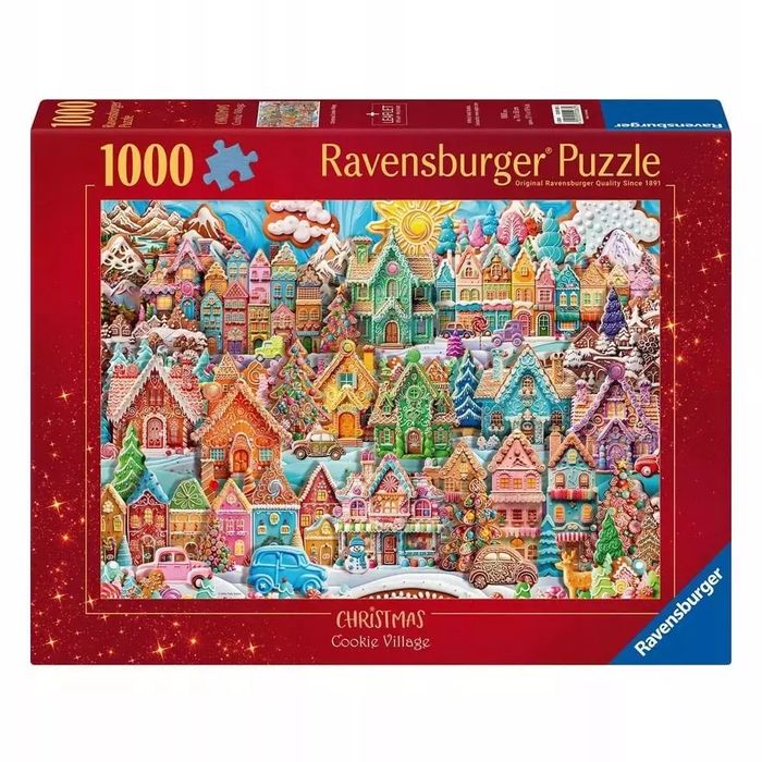 Puzzle 1000 Ciasteczkowe święta. Ravensburger