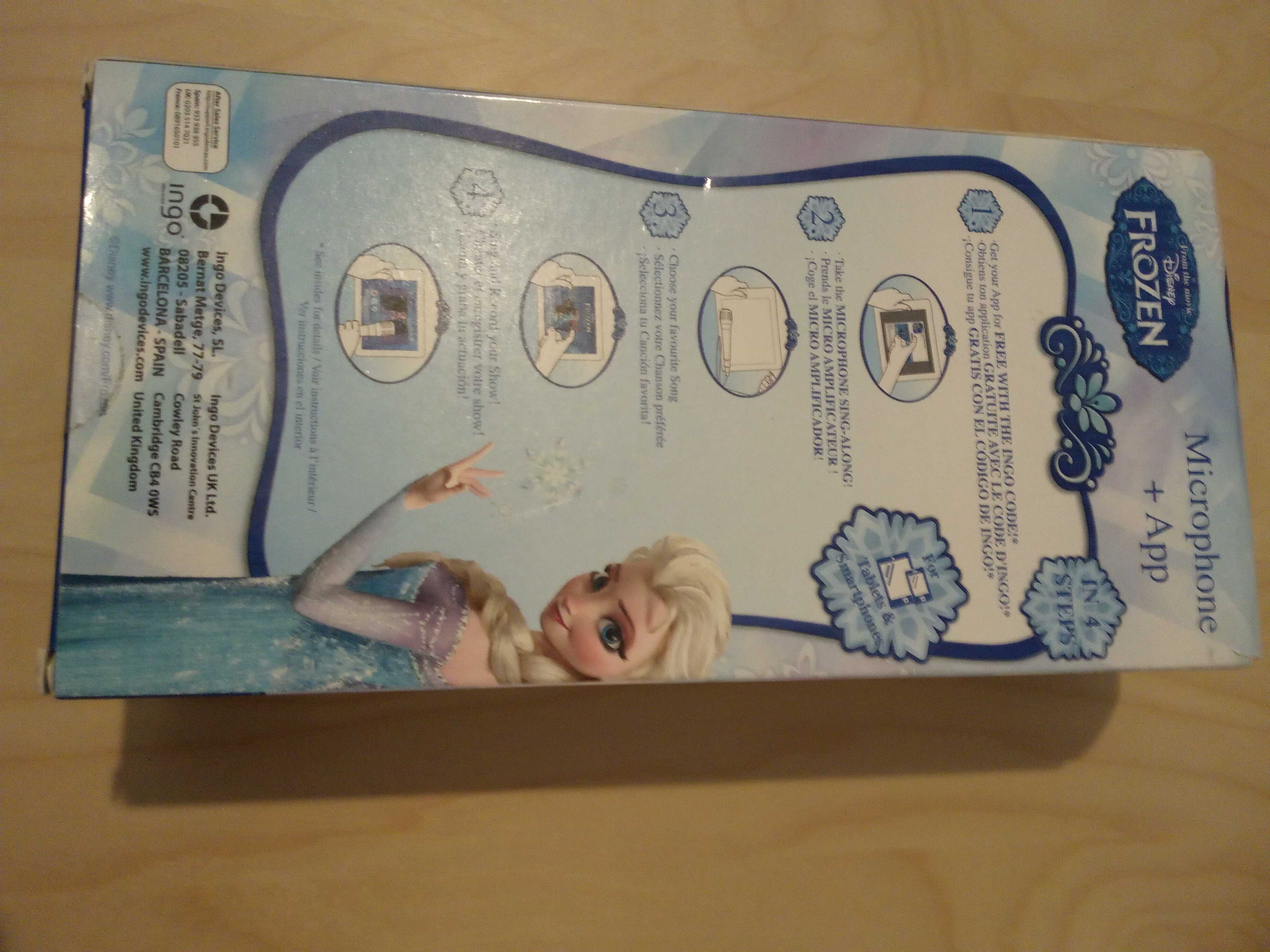 Microfone infantil Frozen