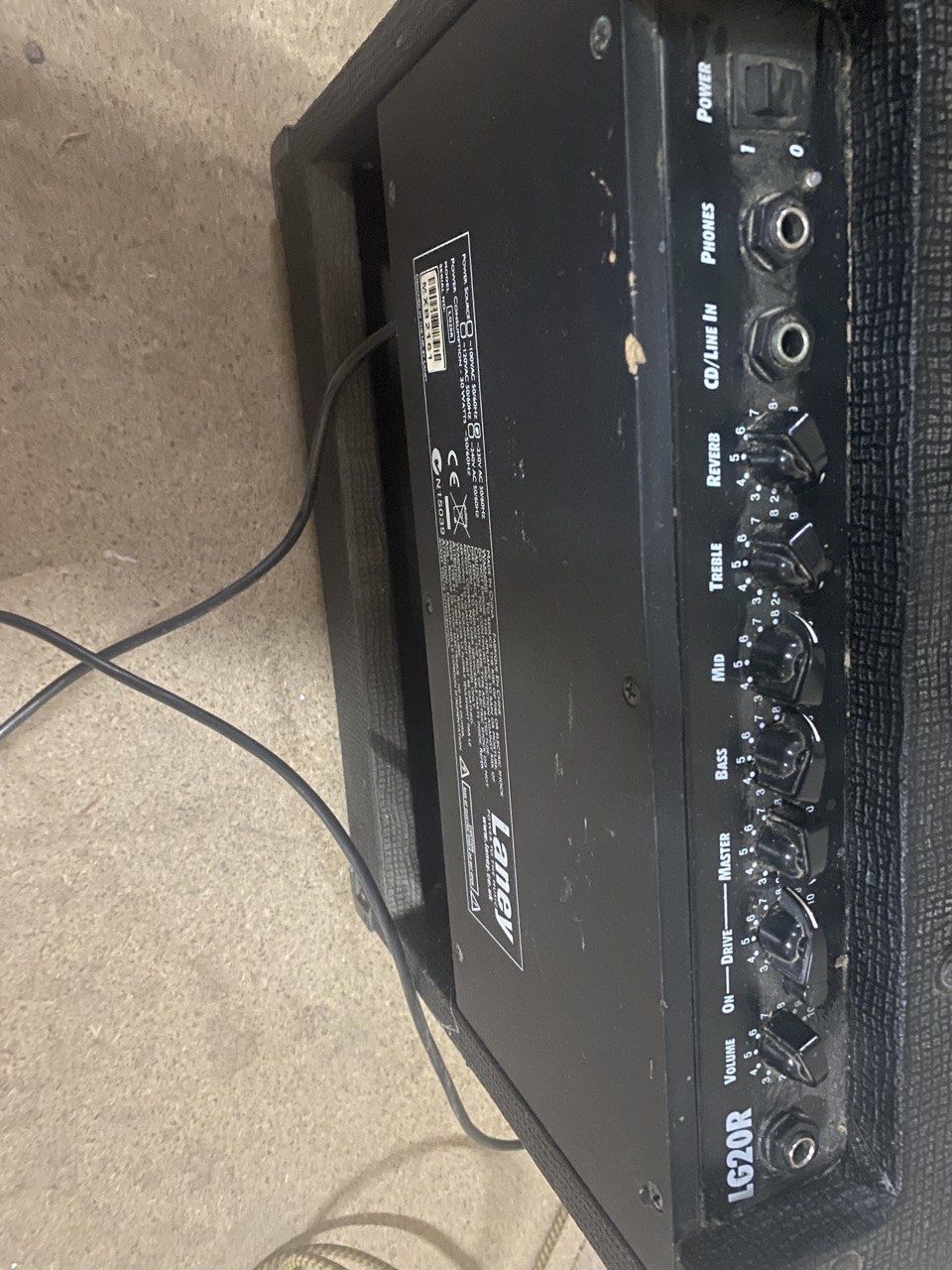 Laney lg20r комбопідсилювач комбоуселитель для гітари гитары