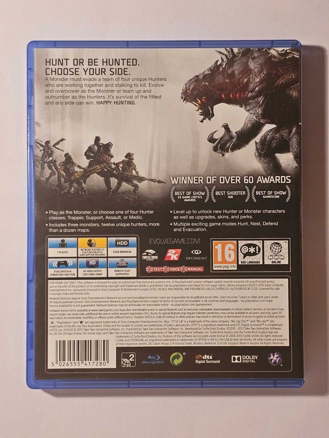 Evolve | GRA PS4 | PlayStation 4 | ENG