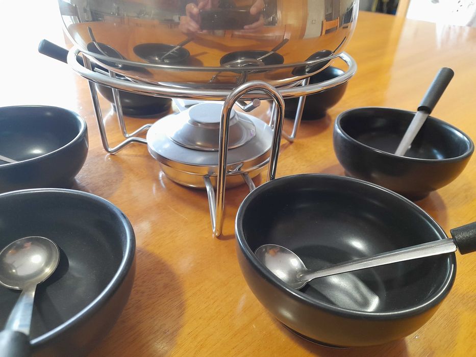 Fondue em INOX para 6 pessoas