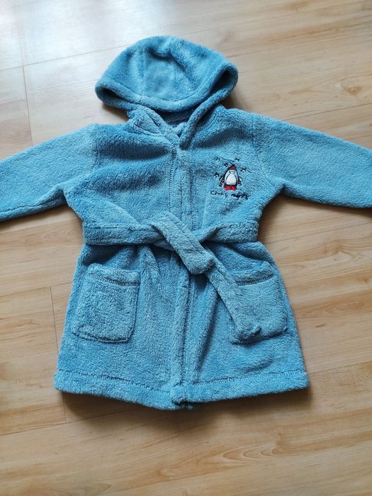 Szlafroczek dla dziecka r 74 +papcie