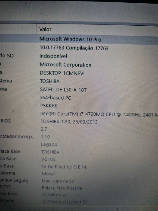 Toshiba L50-A Motherboard with i7-4700MQ Processor, Tested Without Anomalies64409491874305120
