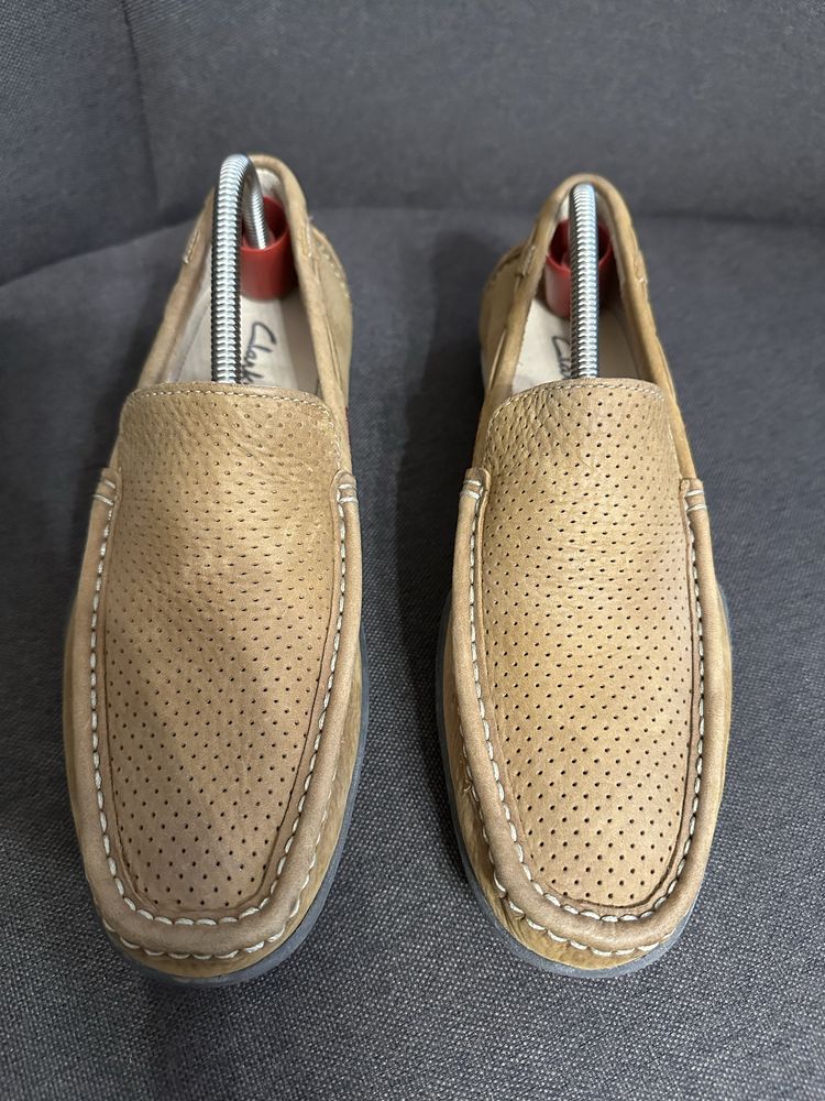 Clarks мокасины туфли кожанные