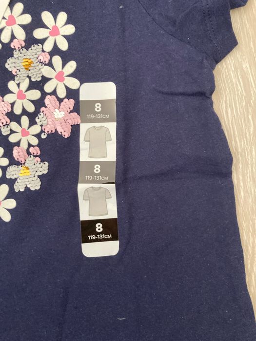 Bluzka z krótkim rękawem t-shirt in-extenso rozm. 128 nowa