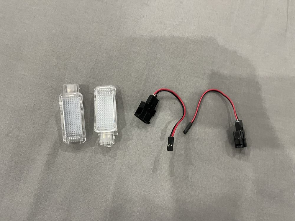 2x leds para iluminação de área dos pés