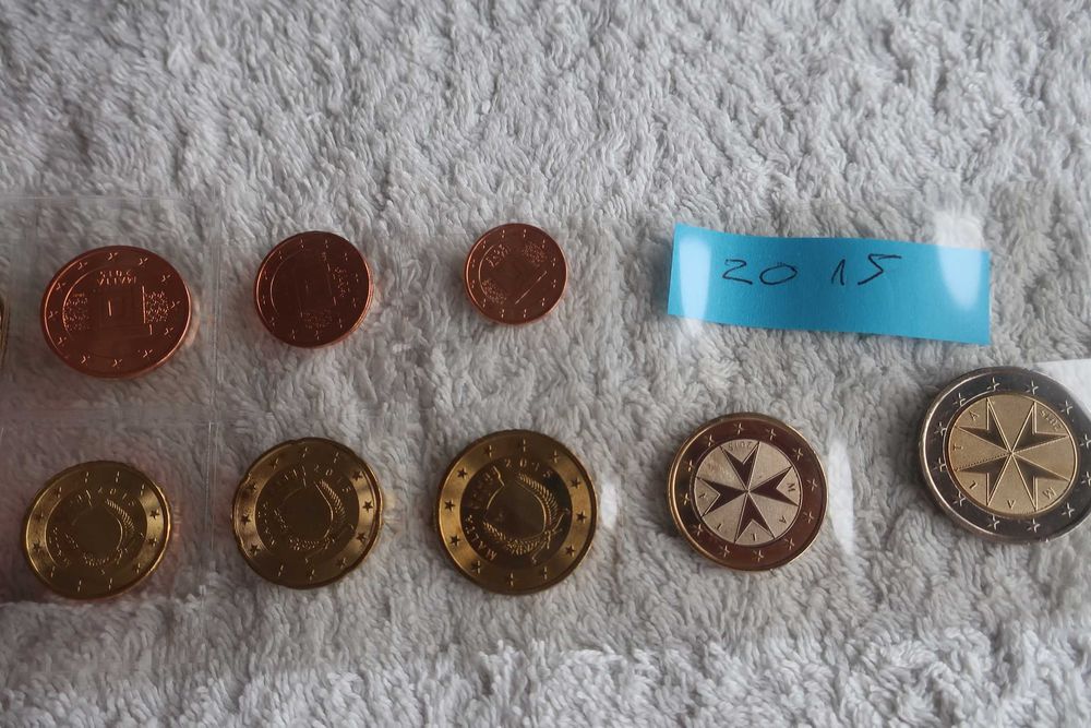 Set Moedas EURO Coins UNC - Malta (vários anos)