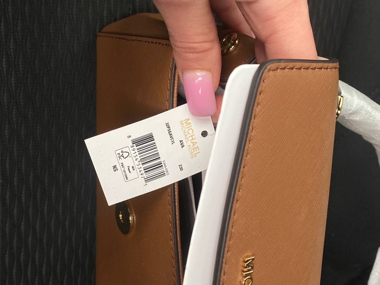 Сумка жіноча Michael Kors Ava Extra-Small Saffiano Leather Crossbody