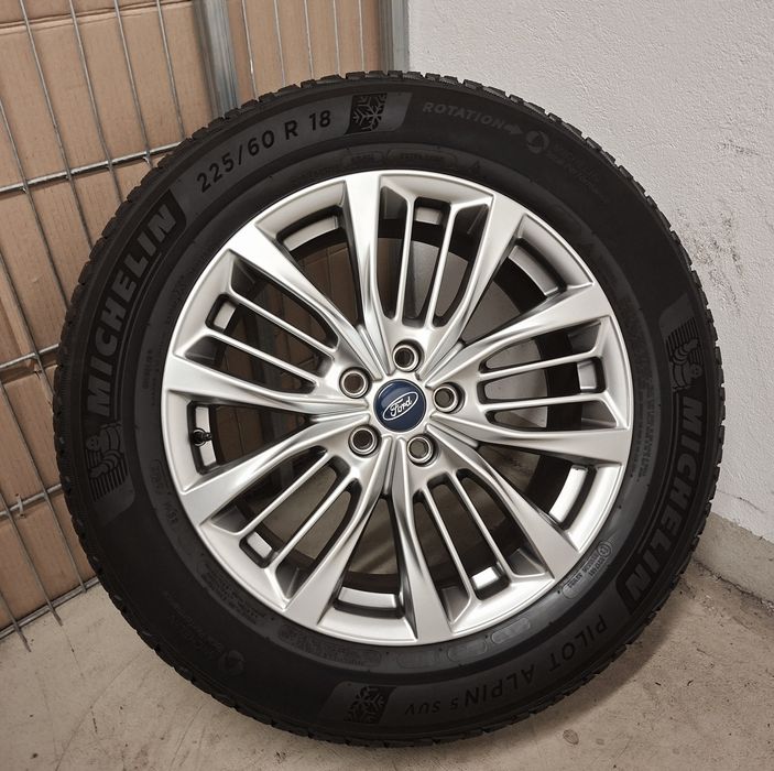 Oryginalne Koła Zimowe Ford Kuga Vignale 18"  5x108  Czujniki TPMS