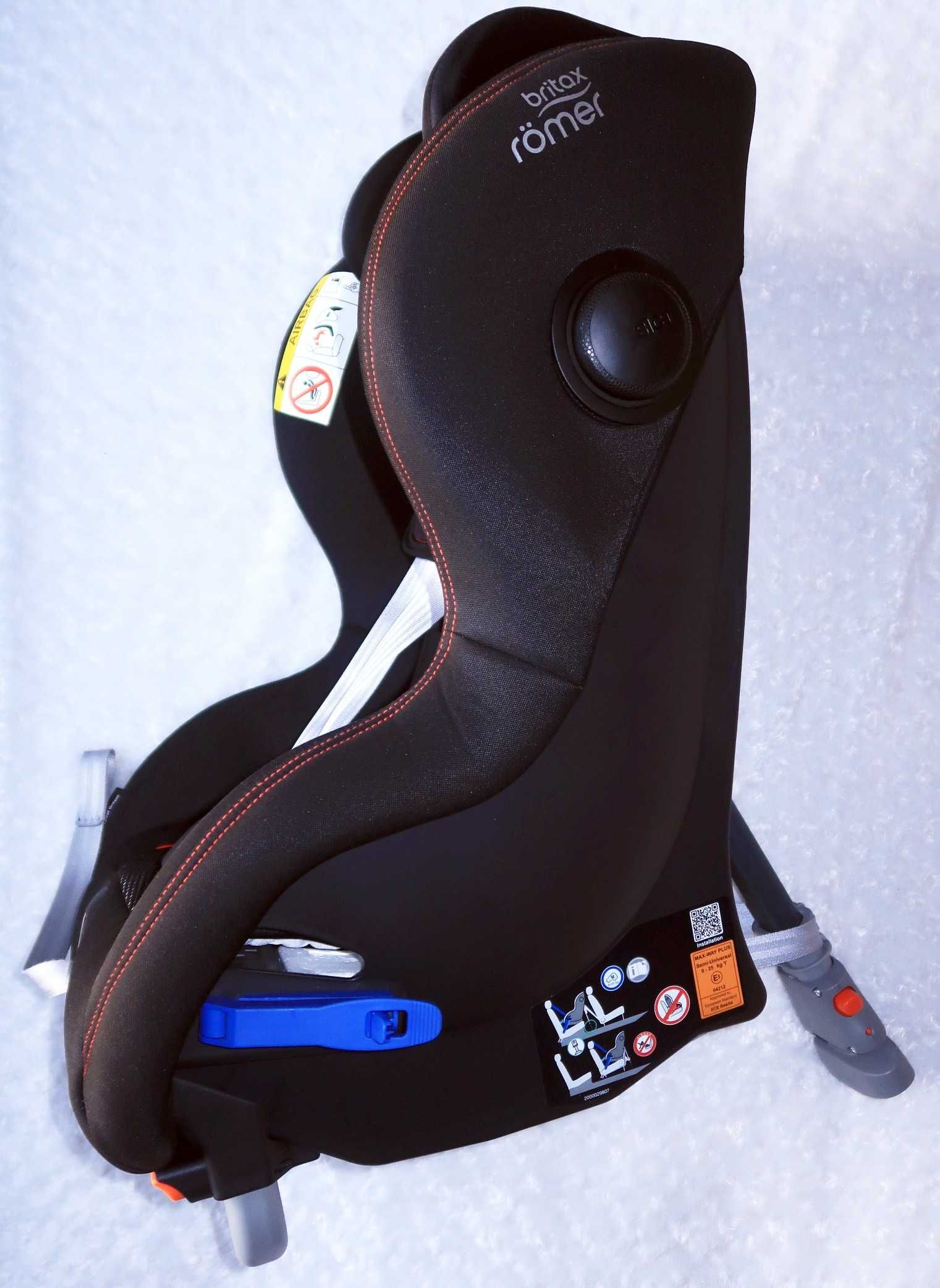 Fotelik samochodowy 9-25kg do 105cm Britax Romer Maxway Plus RWF tyłem