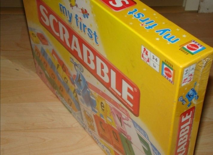 Scrabble Nowa gra My first scrabble Mattel Jez.angielski