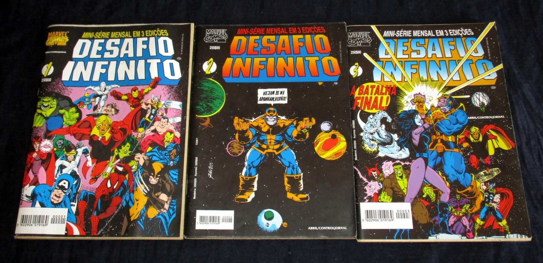 Livros BD Desafio Infinito Mini-Série Mensal Completa