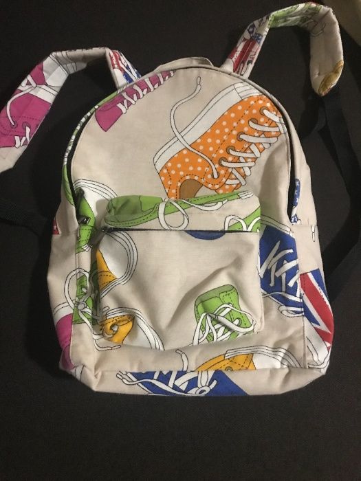 Хлопковый водонепроницаемый рюкзак с кедами